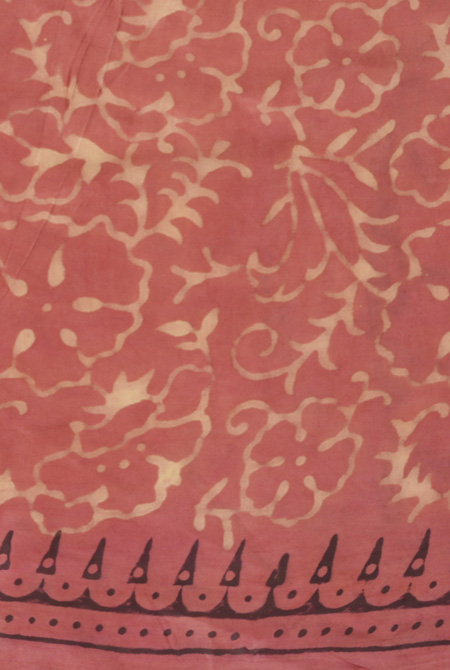 Peach jaipur ajrak modal saree