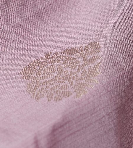 Mauve Moonga silk banarasi saaree