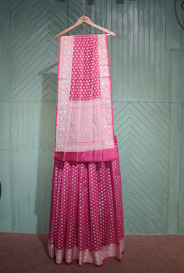Ranni banarasi cotton butti border saree